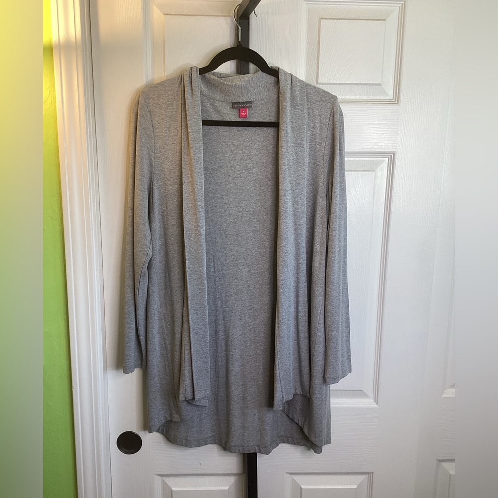 Vince Camuto Light Gray Women's Cardigan, size Medium